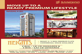 Ready 2 / 3 BHK Premium Flats at Sanghvi Heights in Mumbai